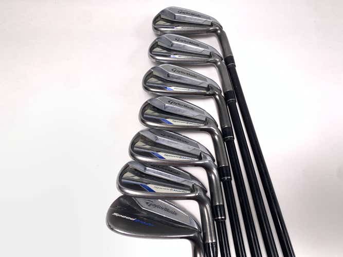 TaylorMade Speedblade Iron Set 5-PW+GW Matrix 65g Regular Graphite Mens RH