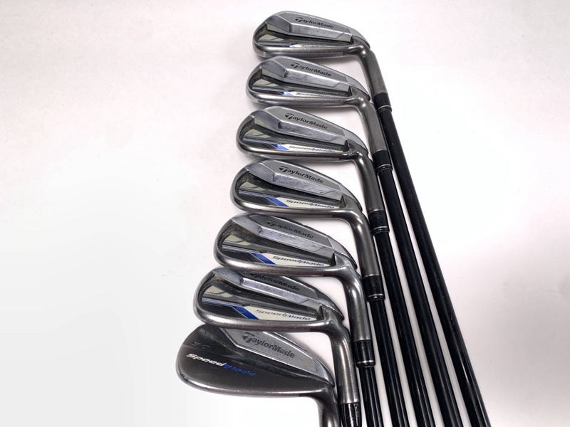 TaylorMade Speedblade Iron Set 5-PW+GW Matrix 65g Regular Graphite Mens RH