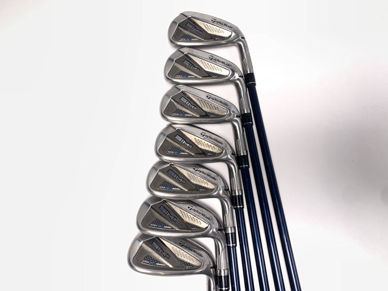 TaylorMade SIM2 MAX Iron Set 5-PW+GW Fujikura Ventus Blue 5A Senior RH
