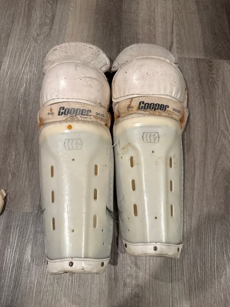 Vintage Cooper DG52L Shin Pads Used