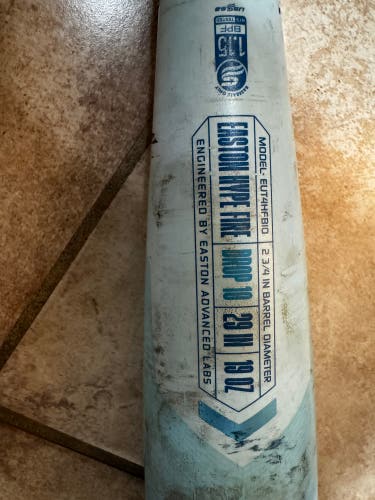 2025 Easton Hype Fire Composite USSSA Certified Bat (-10) 19 oz 29" (Used)