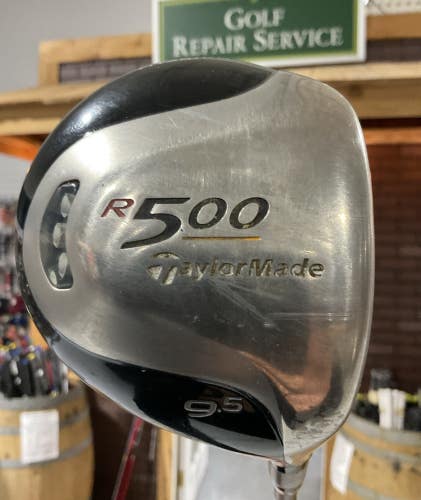 TaylorMade R500 9.5 Driver 44.5" ALDILA ONE 65 Extra Stiff Flex Graphite USED