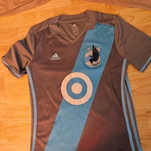 Gray Medium Kids Unisex Adidas Jersey