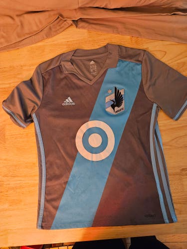 Gray Medium Kids Unisex Adidas Jersey