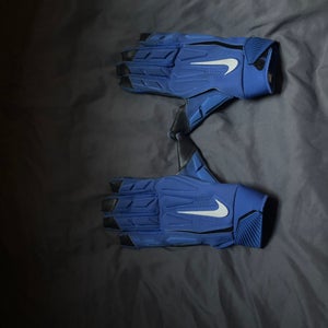 Blue/Black 3XL Adult Nike D-TACK 6.0 Gloves (New)