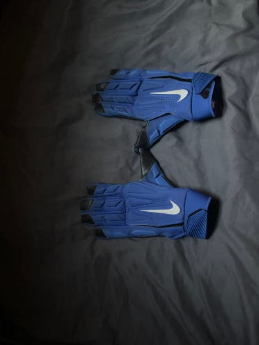 Blue/Black 3XL Adult Nike D-TACK 6.0 Gloves (New)