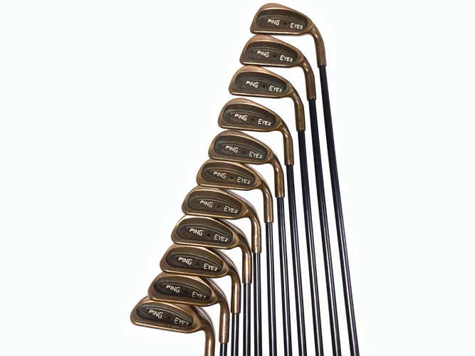 Ping Eye 2 Beryllium Copper Iron Set 2-PW+SW+LW Black Dot Aldila C-SW Ladies RH