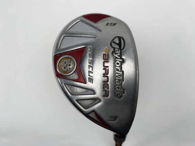 TaylorMade Burner Rescue 3 Hybrid 19* REAX SuperFast 65g Stiff Graphite Mens RH