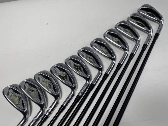 Ping G430 Iron Set 4-PW+AW+GW+SW+LW White Dot 3* Up Alta CB AWT Regular RH