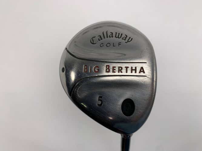 Callaway Big Bertha 2004 5 Fairway Wood 18* RCH 75w Regular Graphite Mens RH