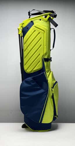 Callaway Hyperlite Zero Stand Bag Yellow/Navy 4-Way Divide Dual Strap Golf Bag
