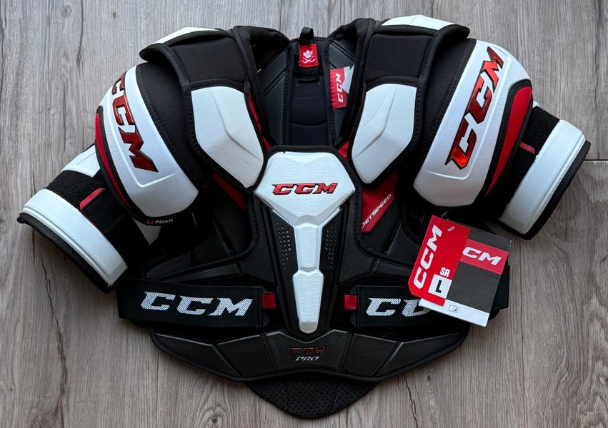 Large Senior CCM JetSpeed FT4 Pro Shoulder Pads Pro Stock (New)