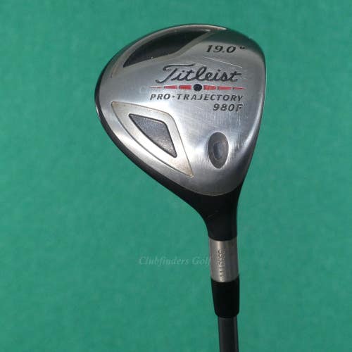 Titleist Pro Trajectory 980F Fairway 19 5 Wood Factory 4375 Graphite Stiff