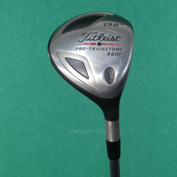 Titleist Pro Trajectory 980F Fairway 19 5 Wood Factory 4375 Graphite Stiff