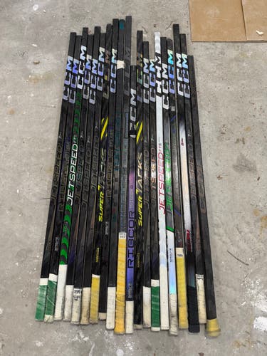 x20 Broken Hockey Stick Shafts for Projects or Repair - #BrokenLot1