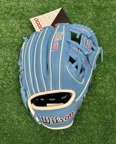 Wilson A1000 11.5" 1786 Infield Baseball Glove Sky Blue A10RB261786