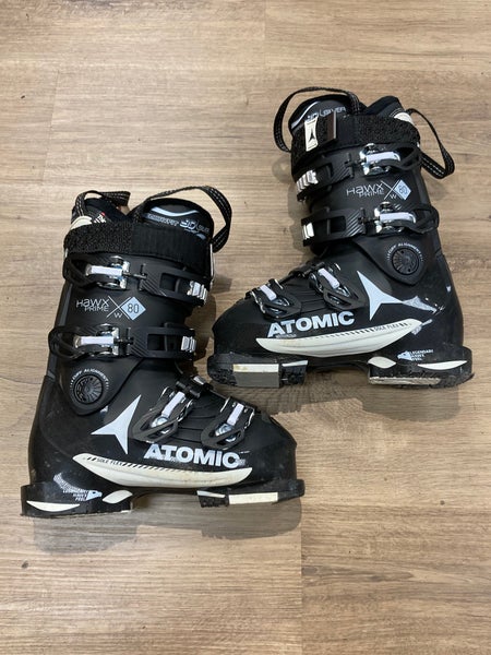 Used Women's Atomic Hawx Prime 80 W Ski Boots | Mondo Size 22.5 | Sole Length 267 mm