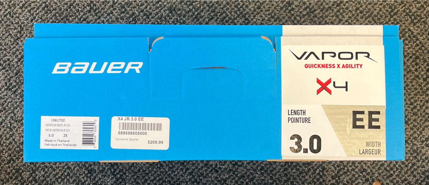 Bauer Vapor X4 Hockey Skates Size 3 EE