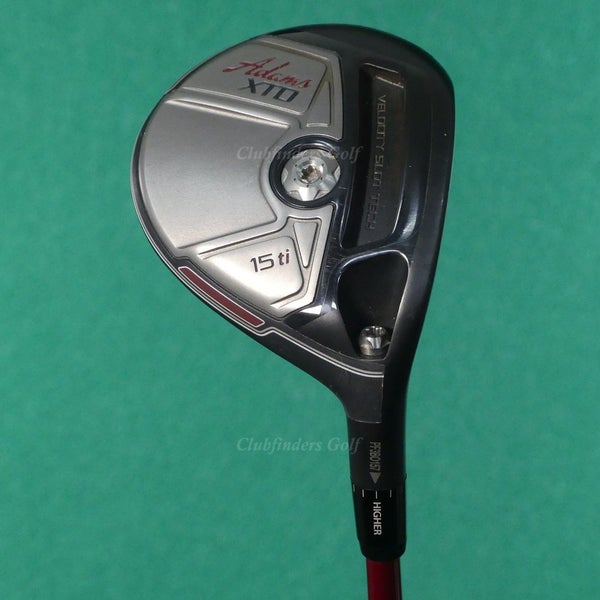Adams XTD Ti Fairway 15 3 Wood Matrix Ozik HD 7Q3 Red Tie Graphite Stiff