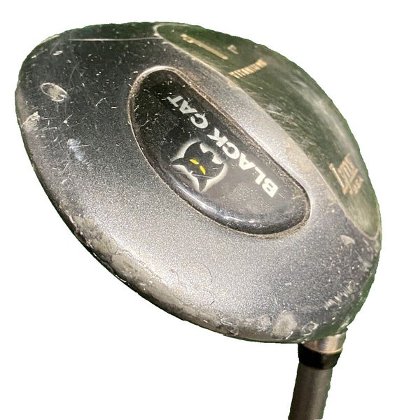 Lynx Golf Black Cat Driver 9* Men's RH Unifiber Stiff Graphite 45" Good Grip