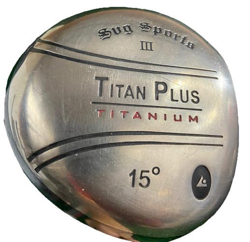 SVG Sports Titan Plus Titanium Driver 15* Senior Graphite 43.5 RH New Jumbo Grip