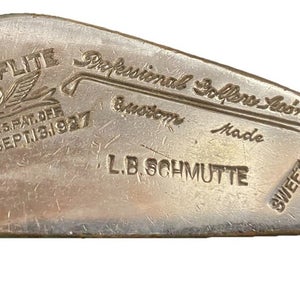 Spalding Kro-Flite Sweet Spot 5 Iron L.B Schmutte Custom Made 1927 Hickory 36 RH