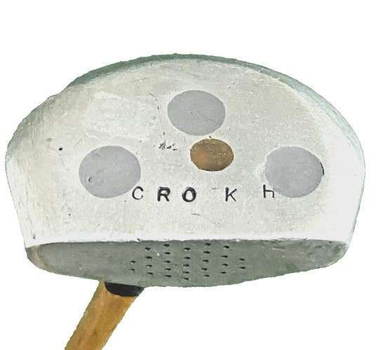 Otey Crisman Cro K H Center Shaft Mallet Putter RH Hickory Shaft 35.5 Super Rare