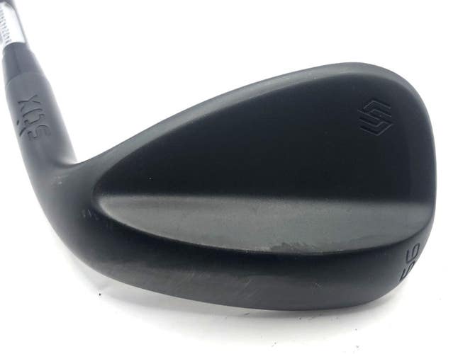 STIX Black Satin 56* Sand Wedge SW Graphite Shaft Stiff Flex RH *Very Good*