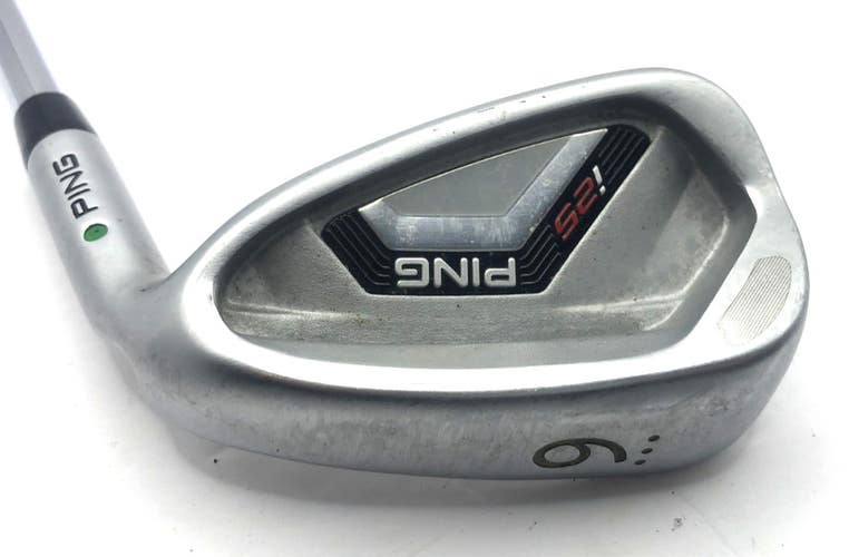 Ping I25 9 Iron RH CFS Regular Steel Shaft Green Dot *Good*