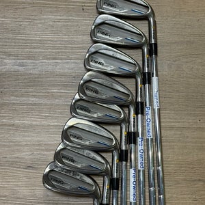 Used Men's Ping 2015 i Right Handed Iron Set | 3i-9i, PW | S Flex | Dynamic Gold Steel Shafts