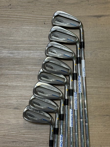 Used Men's Ping i Right Handed Iron Set | 3i-9i, PW | S Flex | Dynamic Gold True Temper Steel Shafts