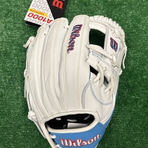 Wilson A1000 12" H12 Infield Fastpitch Softball Glove A10RF26H12 White Sky Blue