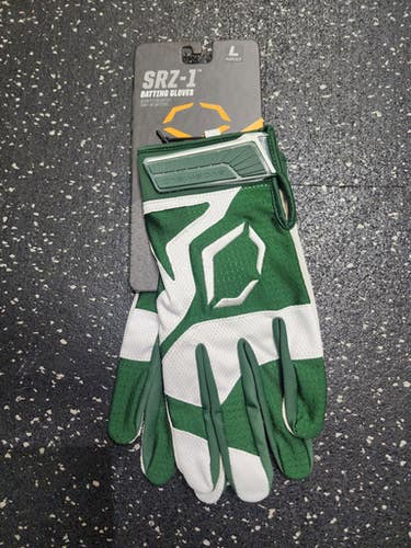 New Evoshield SRZ 1 BATTING GLOVE BB/SB Batting Gloves Black LG 11849-ESHWB5712002L