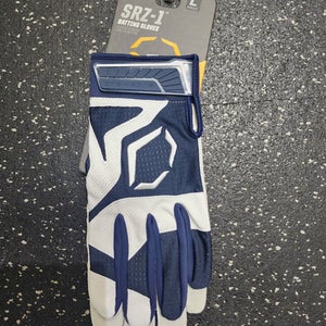 New Evoshield SRZ 1 BATTING GLOVE BB/SB Batting Gloves Black LG 11849-ESHWB5712004L