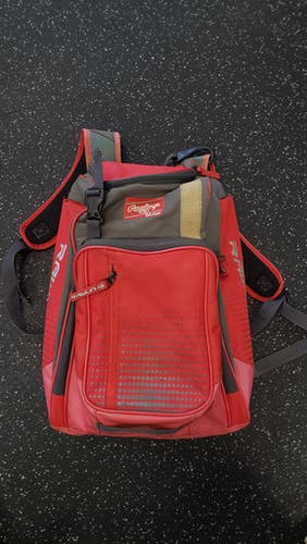 Used Rawlings CARRY BAG BB/SB Player Carry Bag Red 11849-S000033357