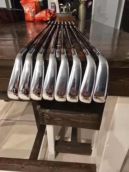 Callaway Paradym Right Handed Iron Set Stiff Flex (8 Clubs) #4 - #9, PW, GW Steel Shaft (Used)