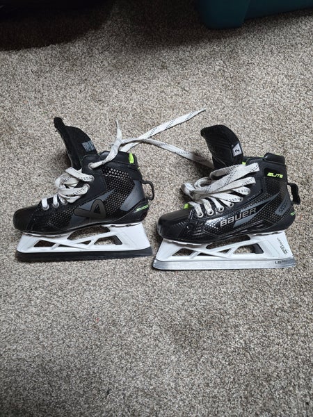 2024 Bauer Elite Hockey Goalie Skates Regular Width Size 2 (Used)