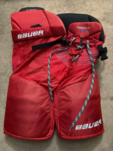 Red Senior Large Tall Bauer Nexus 800 Pants