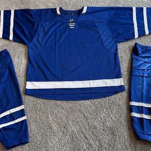 Goalie Cut Men's Ice Hockey Jersey + Socks Toronto Royal (New)