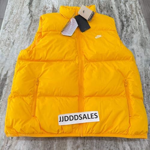 Nike Sportswear PrimaLoft Yellow Puffer Vest FB7373-739 Men's Sz Large NWT $150

New With Tags