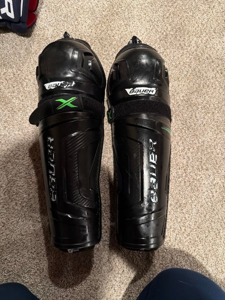 Junior Bauer X 12" Shin Pads (Used)