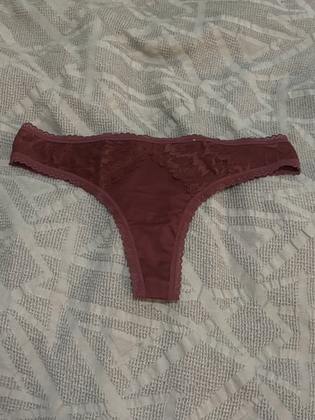 Auden Women’s Small Thong Underwear Maroon