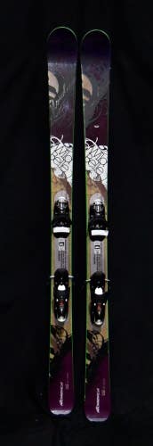 NORDICA WILD BELLE SKIS SIZE 162 CM WITH LOOK BINDINGS