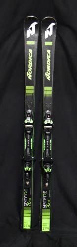 NORDICA DOBERMANN SPITFIRE 76 RB SKIS SIZE 174 CM WITH MARKER BINDINGS