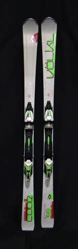 VOLKL SPEEDWAY 5 CODE SKIS SIZE 166 CM WITH MARKER BINDINGS