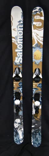 SALOMON GEISHA 95 all mountain SKIS SIZE 153 CM WITH SALOMON BINDINGS