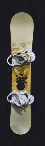 NITRO MYSTIQUE SNOWBOARD SIZE 152 CM WITH BURTON LARGE BINDINGS