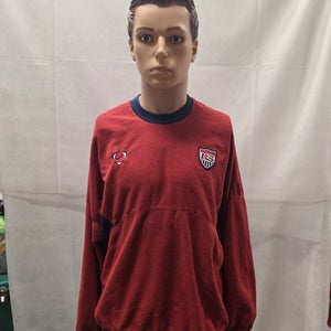 Vintage USNT Nike Thermafit Pullover Fleece Sweater S