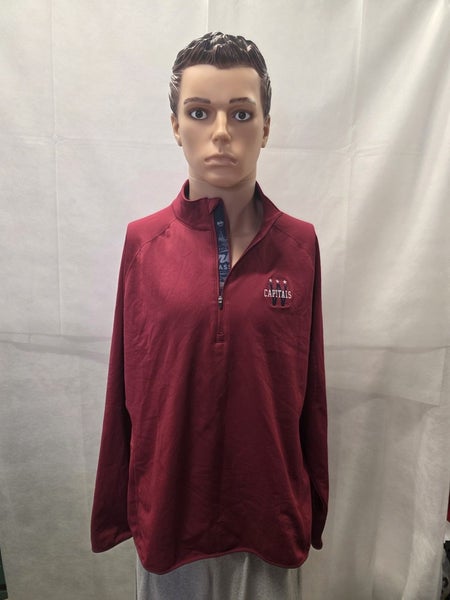 Washington Capitals 2015 Winter Classic Level Wear 1/4 Zip Jacket L NHL