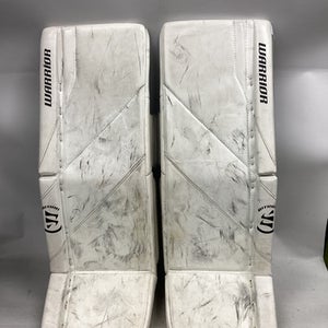 Used Warrior R/G7 Goalie Leg Pads Junior White 28" 11851-S000040008